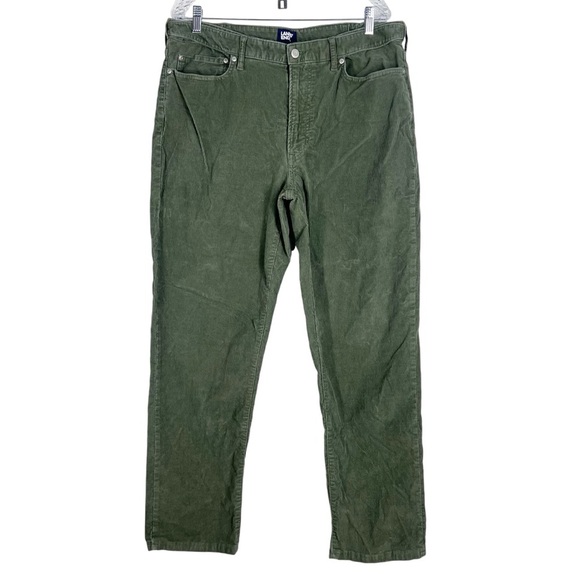 LAND'S END Men's BeanFLex Corduroy Pants Five-Pocket Standard Fit Straight Leg - Picture 1 of 7
